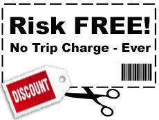 no trip charge on garage door repair in Lancaster TX